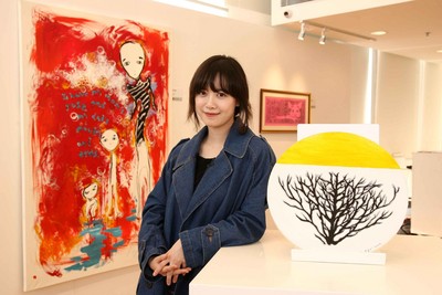 具惠善為此次藝術(shù)展主題《After Image》創(chuàng)作了一系列圍繞夢(mèng)想、希望與童年回憶的作品